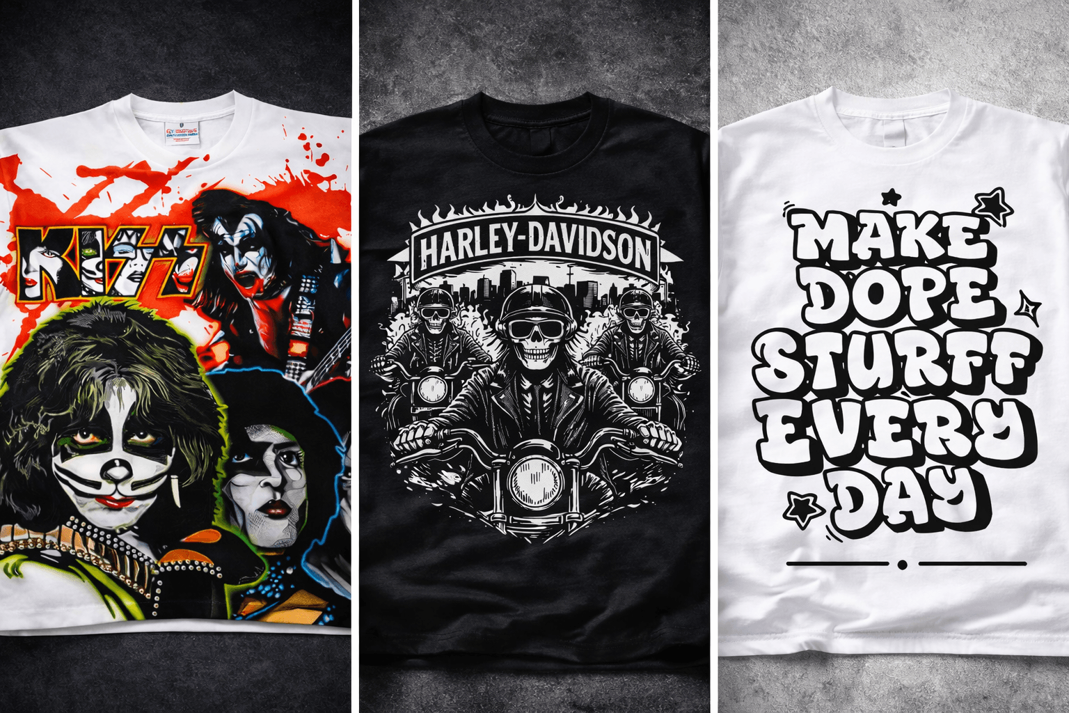 บริการรับสกรีนเสื้อ DTG DTF Silk Screen ไม่มีขั้นต่ำ ราคาโรงงาน